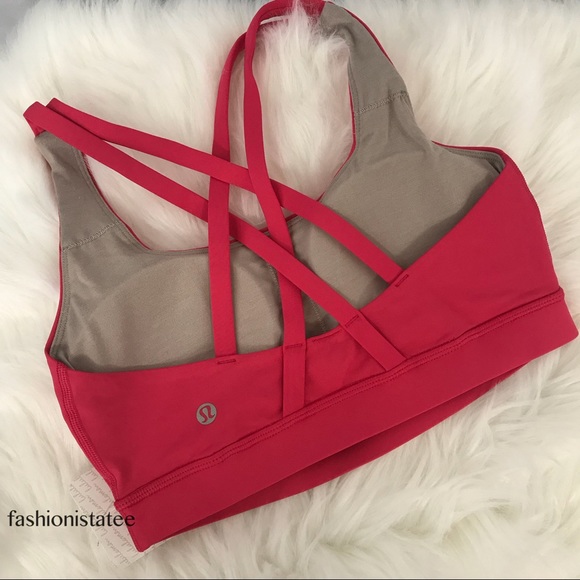 NWT lululemon boom juice energy bra pink bright - Picture 2 of 8